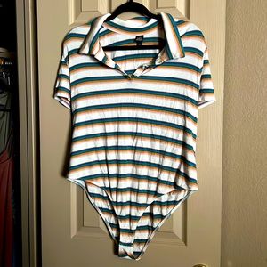 Stripe bodysuit. Wild Fable